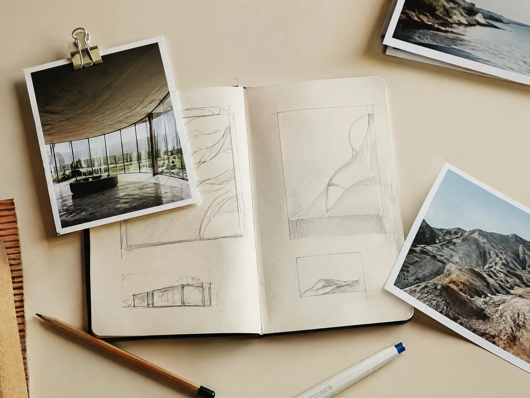 Portfolio planning pages