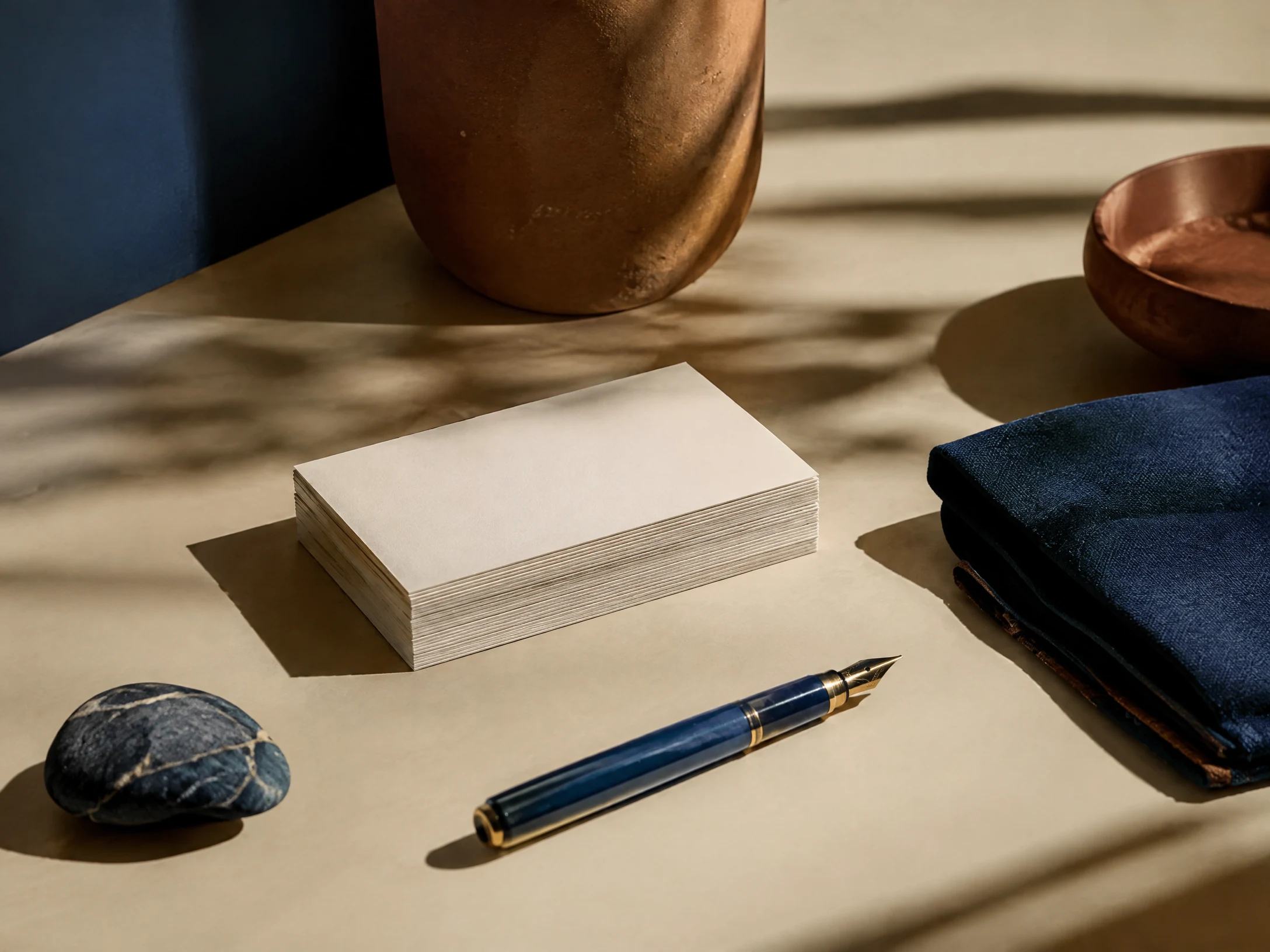 Focused desk with priority notes